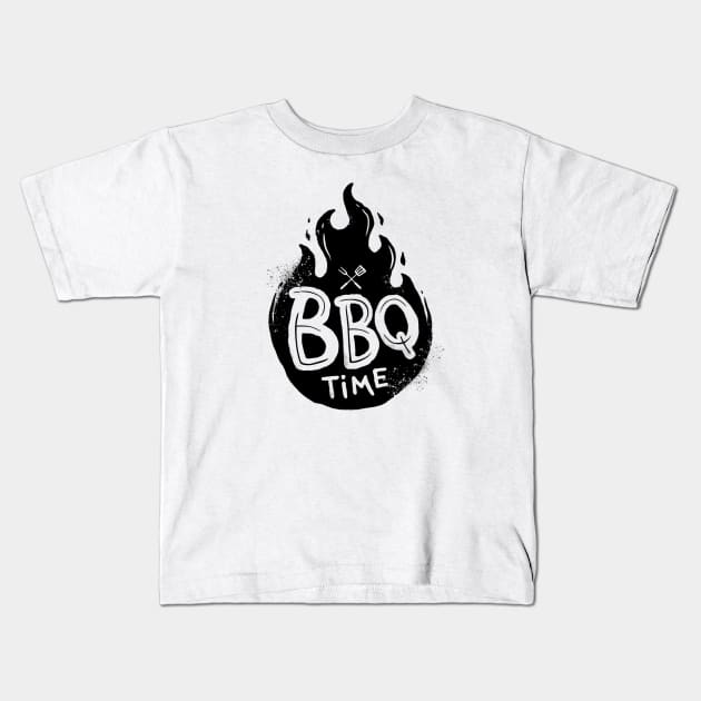 BBQ time Kids T-Shirt by Dosunets